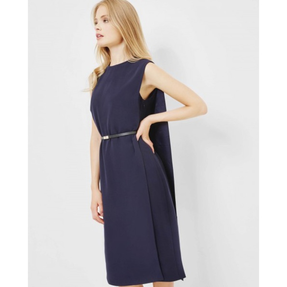 Ted Baker Pleated Side Wrap Dress